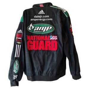 Dale Earnhardt Jr 88 AMP Energy National Guard NASCAR Jacket Size 3XL JR Nation